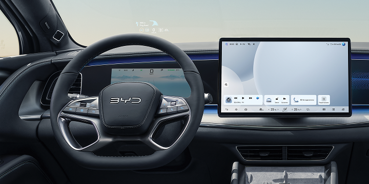 15,6-дюймовый поворачивающийся центральный экран